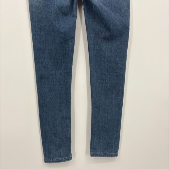 Free People Feel Alright Skinny Pull-on Jeans, Size 25, Cropped Boho Stretch - Picture 6 of 9